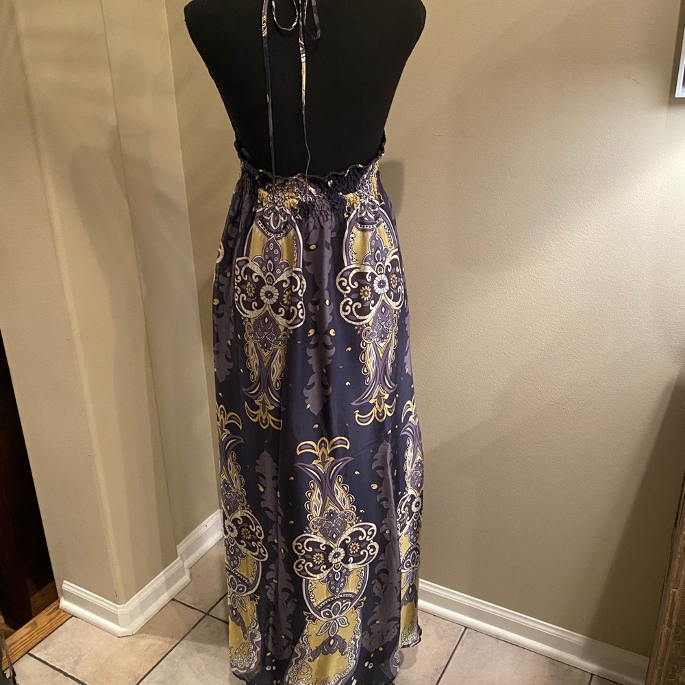 100% silk maxi dress - Picture 4 of 13